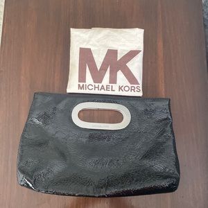 Michael Kors - Black Patent Leather Clutch